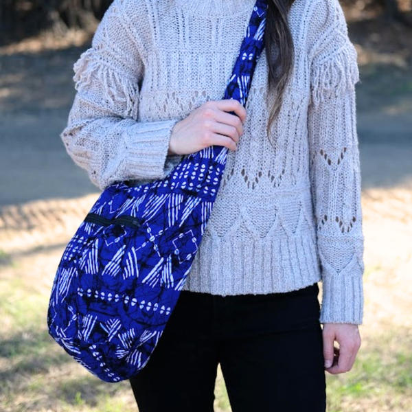 Sojourner Tote: Tribal Blue