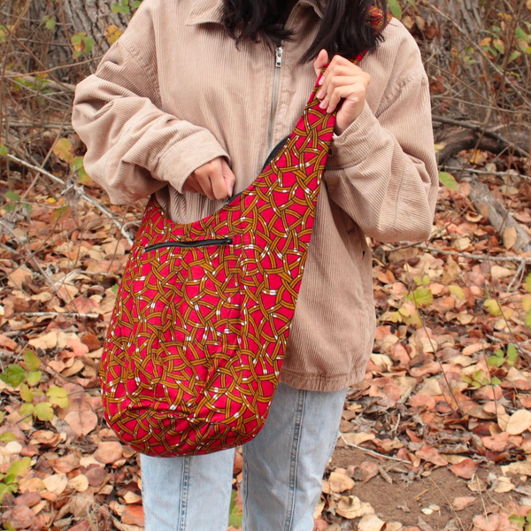 Sojourner Tote: Woven Print